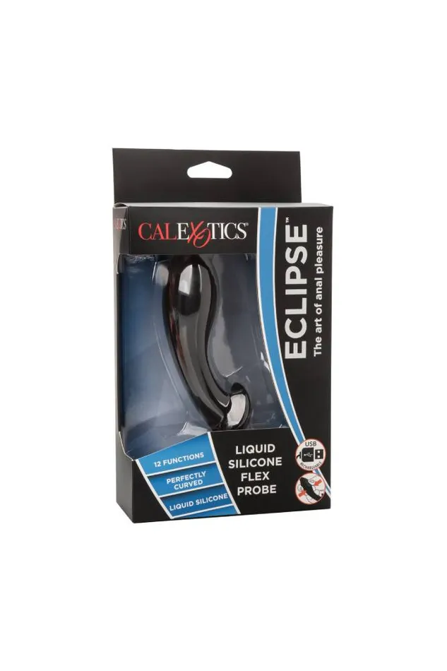 Cal Exotics Eclipse Liquid Silicone Flex Prostate Probe Black Cal Exotics Anal