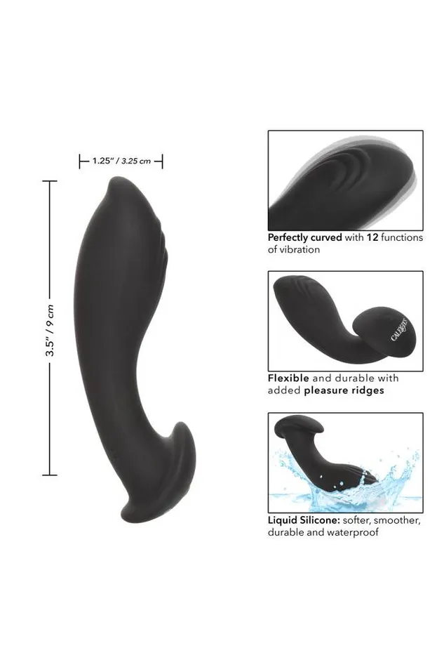 Cal Exotics Eclipse Liquid Silicone Flex Prostate Probe Black Cal Exotics Anal