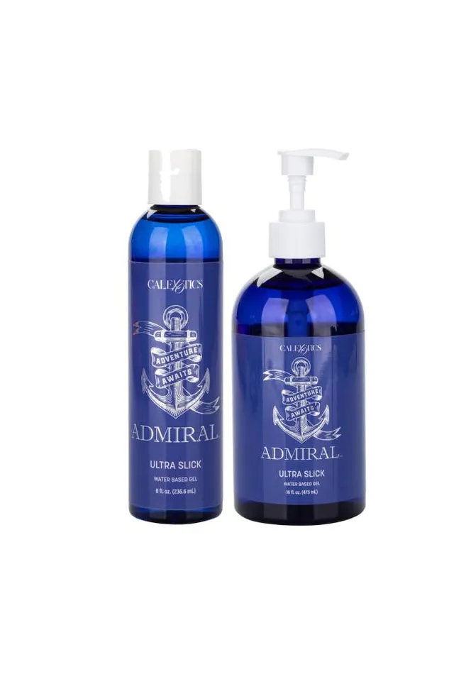 Cal Exotics Enhancers Cal Exotics Admiral Ultra Slick Water Based Gel Assorted Sizes Cal Exotics Enhancers Cal Exotics Admiral Ultra Slick Water Based Gel Assorted Sizes