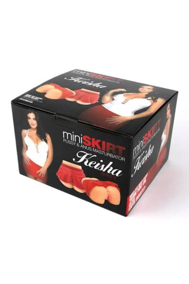 Cousins Group Male Sex Toys Cousins Group Keisha Grey Mini Skirt Pussy Ass Masturbator Beige