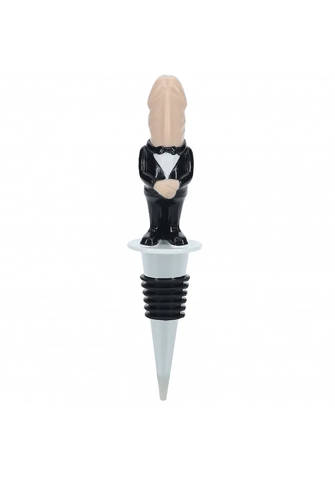 Dildos Shots Toys Shots Toys The Dickheads Groom Bottle Stopper Beige