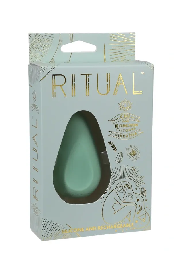 Doc Johnson Doc Johnson Ritual Chi Clitoral Vibrator Mint Female Sex Toys