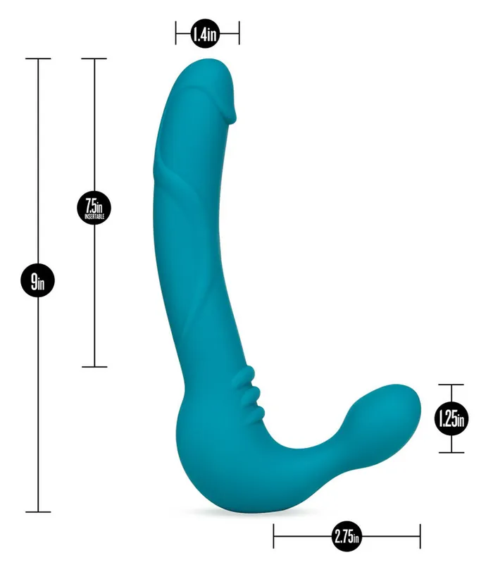 Female Sex Toys Temptasia Luna Strapless Strap On Blush