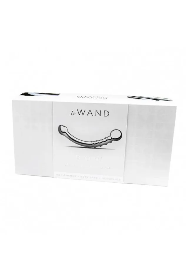 Le Wand Bow Stainless Steel Double Sided Wand Le Wand Dildos