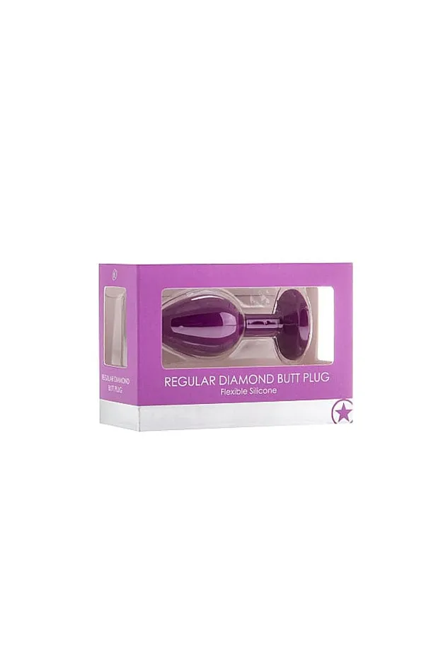 Ouch by Shots Toys Diamond Butt Plug Assorted Colors Sizes Shots Toys Anal