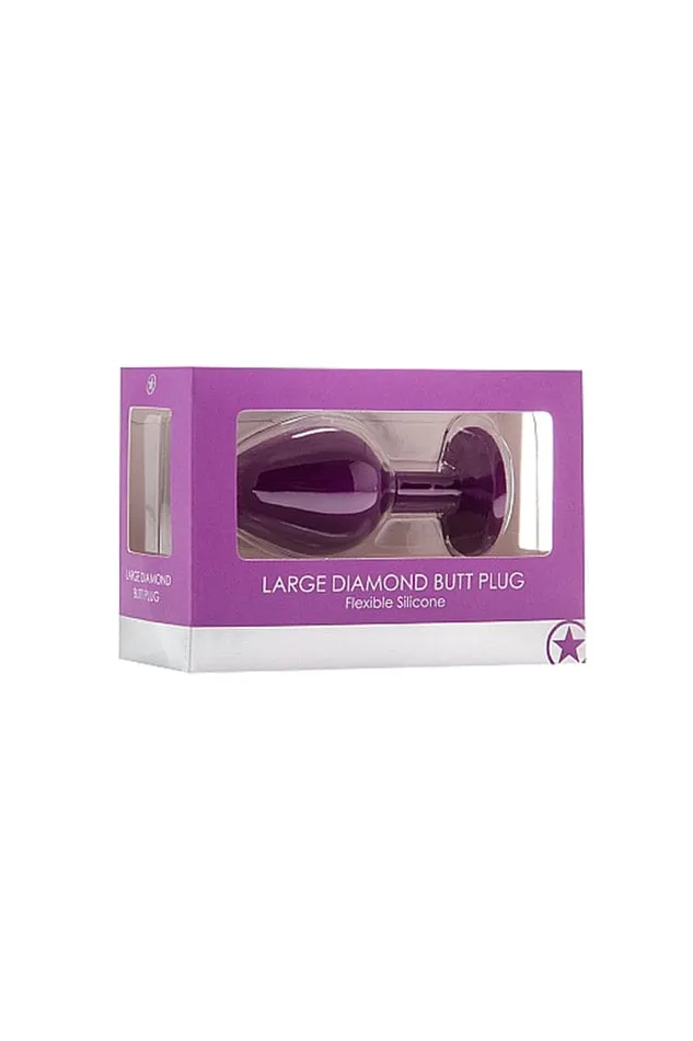 Ouch by Shots Toys Diamond Butt Plug Assorted Colors Sizes Shots Toys Anal