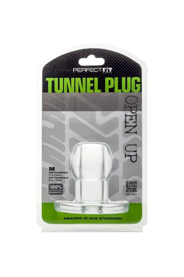 Perfect Fit Anal Perfect Fit Tunnel Plug Clear Medium