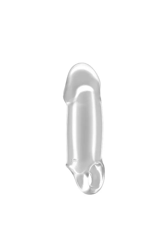Shots Toys Shots Toys Sono No37 Thick Penis Extension Clear Male Sex Toys