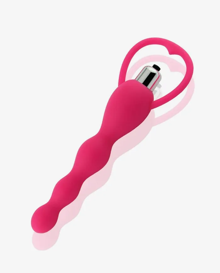 Soft Silicone Anal Beads Vibrator Adultskart Male Sex Toys