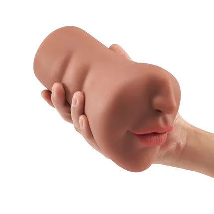 AcmeJoy 63Inch Tanned Mouth Blowjob Male Masturbator Stroker Male Sex Toys