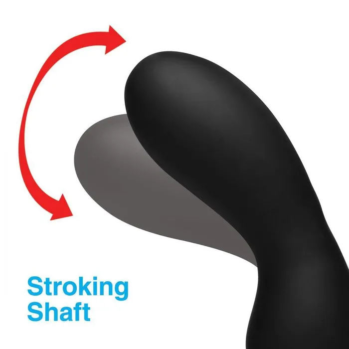 Alpha Pro Male Sex Toys 7X PStroke Silicone Prostate Stimulator with Stroking Shaft