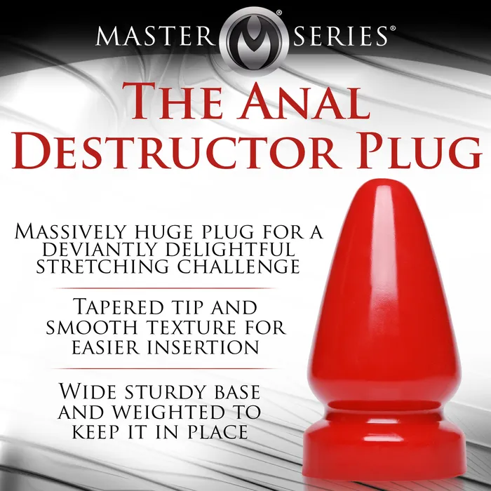 Anal Master Series The Anal Destructor Butt Plug