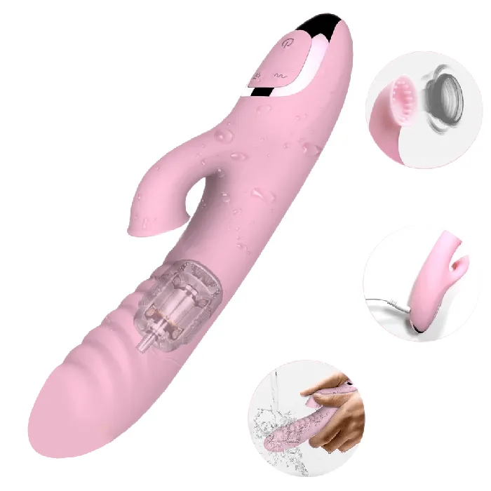 Baby GSpot Pink Clit Sucking Vibrator for WomenRabbit Tapping Rabit Lovegasm Vibrators
