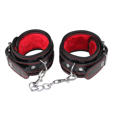 Couples LAZADASEXTOYS 10 pices Sexy en cuir en peluche Couples alternatifs flirter produits pour adultes BDSM Sex Toys pour femmes fouet menottes Sexs Shop