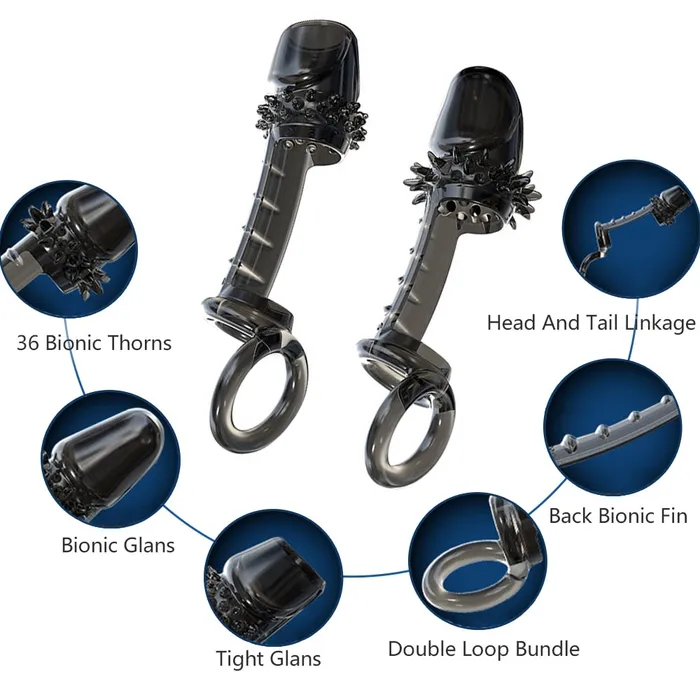 Couples LAZADASEXTOYS Sex toys for men Rooster ring delay ring Couple resonance Adult toys for men Cock ring to please wifeAdult supplies masturbation