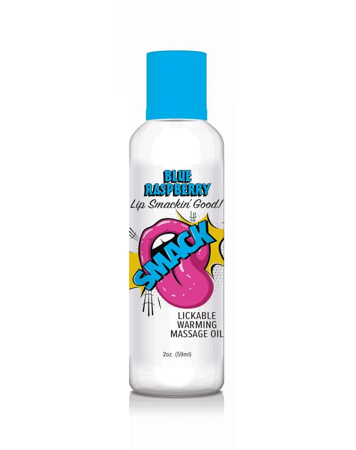 Couples Little Genie Smack Warming and Lickable Massage Oil Blue Raspberry 2 Oz Couples Little Genie Smack Warming and Lickable Massage Oil Blue Raspberry 2 Oz
