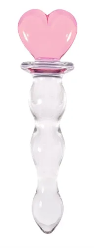 Crystal Heart of Glass Pink nsnovelties Anal