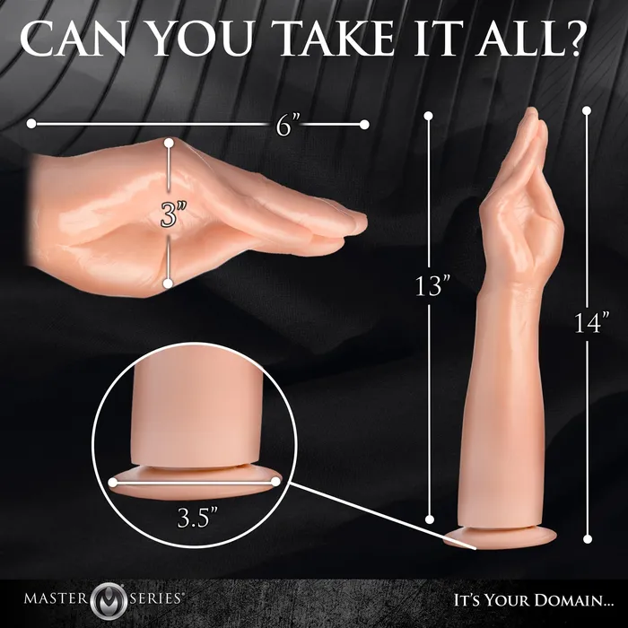 Dildos Master Series The Fister Hand and Forearm Dildo