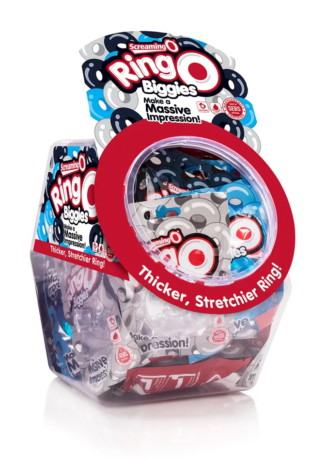 Dildos Screaming O Ringo Biggies 36 Count Candy Bowl Assorted