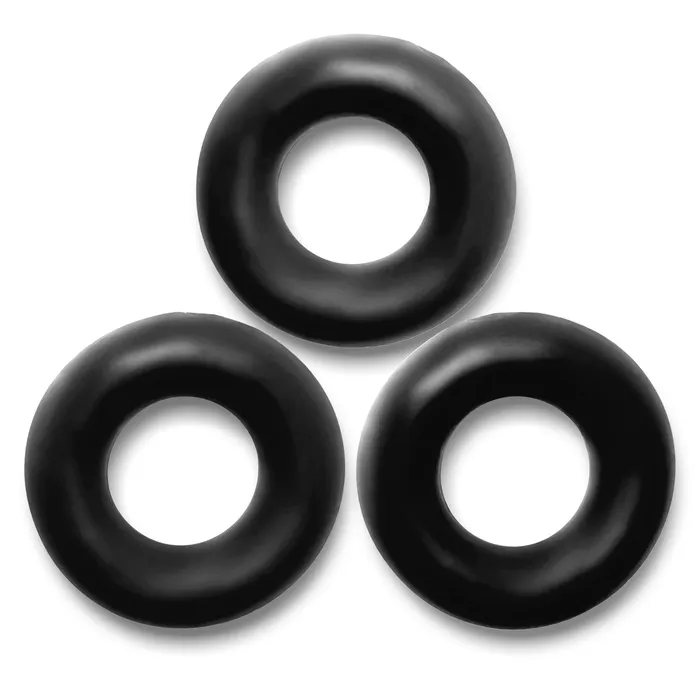 Fat Willy 3Pack Jumbo CRings Black Oxballs Anal