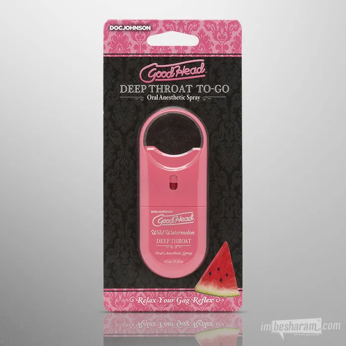 Good Head Deep Throat Spray to Go Doc Johnson Male Sex Toys