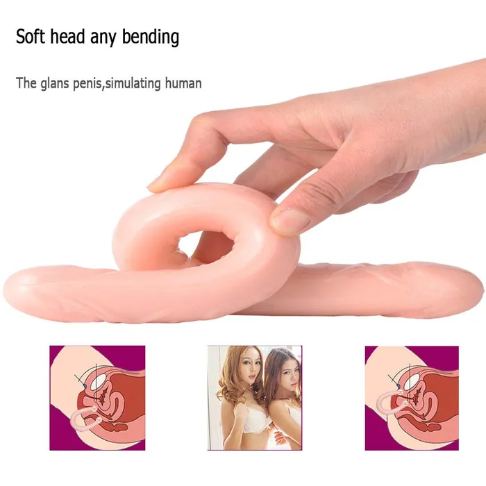 LAZADASEXTOYS Male Sex Toys 33 Cm Penis Translucent Lesbian Long Double Dildo Soft Cock Vagina Soft Anal Masturbator Women Dildo Gay Sex Toy For Couple Q202 LAZADASEXTOYS Male Sex Toys 33 Cm Penis Translucent Lesbian Long Double Dildo Soft Cock Vagina Soft Anal Masturbator Women Dildo Gay Sex Toy For Couple Q202
