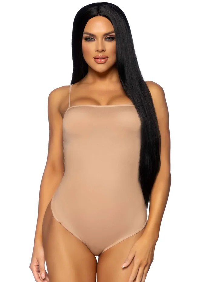 Leg Avenue 33 Inch Long Straight Wig Black Anal
