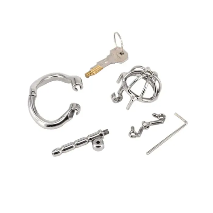 Male Sex Toys Mini Spiked Urethral Male Cock Cage Lovegasm