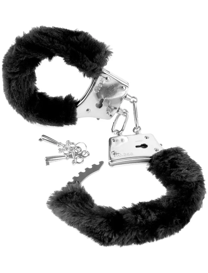 Pipedream Couples Fetish Fantasy Series Beginners Furry Cuffs Black