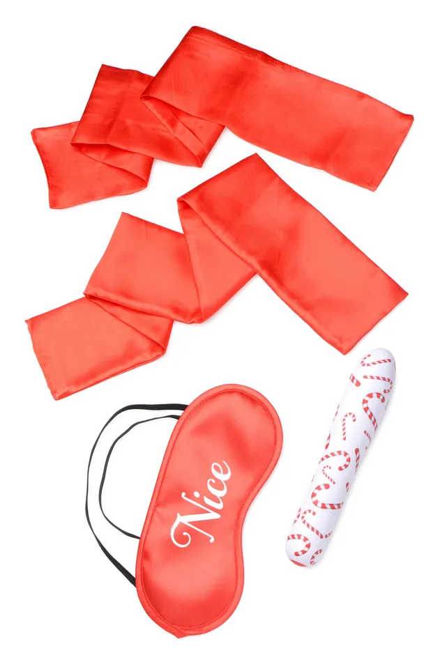 XR Brands Bang Couples Bang Naughty Holiday Kit Wrist Ties XL Bullet and Blindfold XR Brands Bang Couples Bang Naughty Holiday Kit Wrist Ties XL Bullet and Blindfold