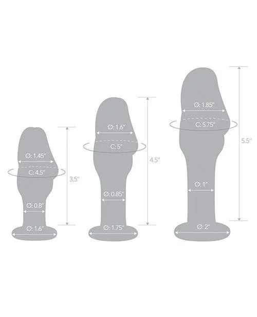 Anal Electric Eel INC Glas Helmet Head Anal Training Kit Set of 3