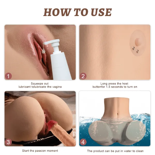 Automatic Sex Doll 2755lb Gina Thrusting Realistic Butt Male Masturbator US Stock Available Only propinkup Male Sex Toys