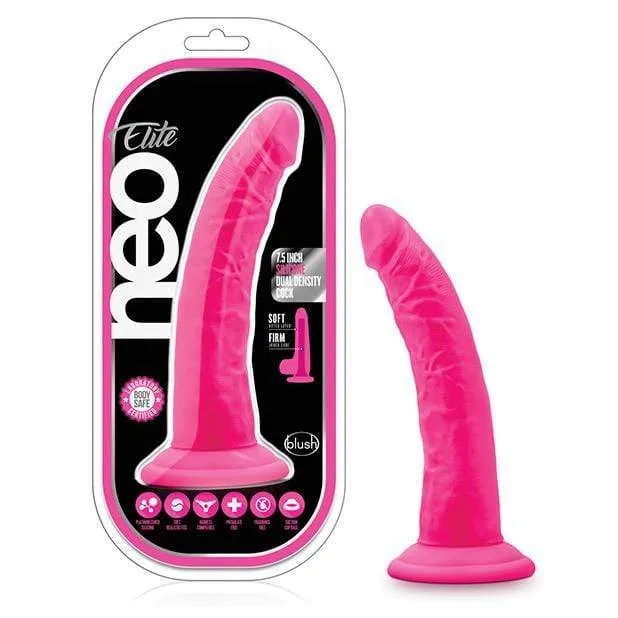 Blush Novelties Dildos Blush Novelties Neo Elite Silicone Dual Density Cock 75 Pink Blush Novelties Dildos Blush Novelties Neo Elite Silicone Dual Density Cock 75 Pink
