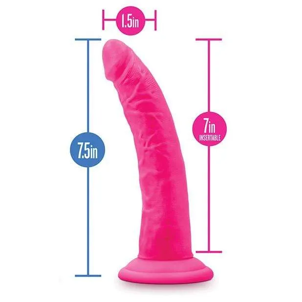 Blush Novelties Dildos Blush Novelties Neo Elite Silicone Dual Density Cock 75 Pink