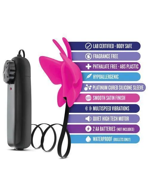 Blush Novelties Vibrators Blush Luxe Butterfly Teaser Fuchsia