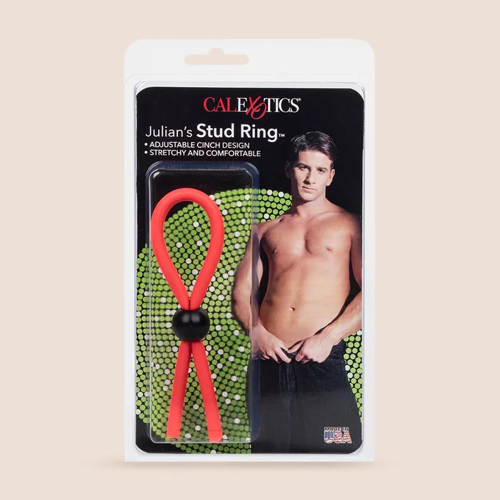 California Exotic Novelties LLC Male Sex Toys CalExotics Julians Stud Ring adjustable penis ring