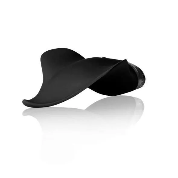 Clandestine Anal Clandestine Mimic Vibrating Clit Massager Black