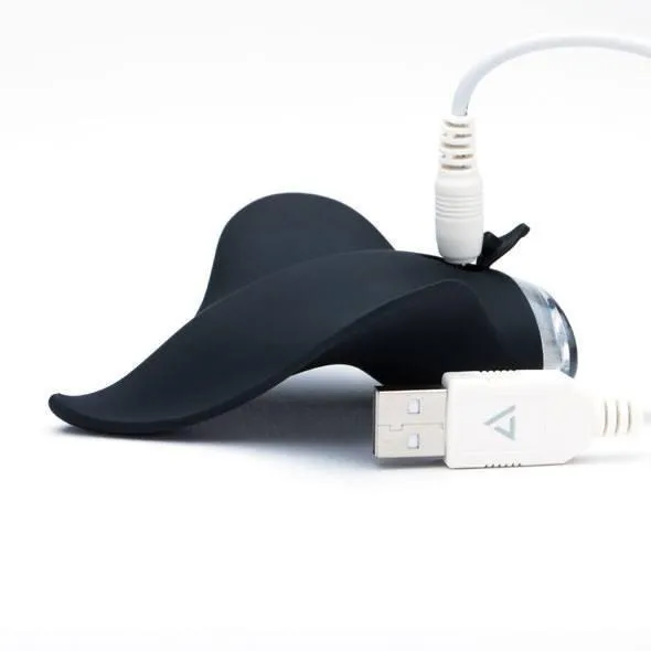 Clandestine Anal Clandestine Mimic Vibrating Clit Massager Black