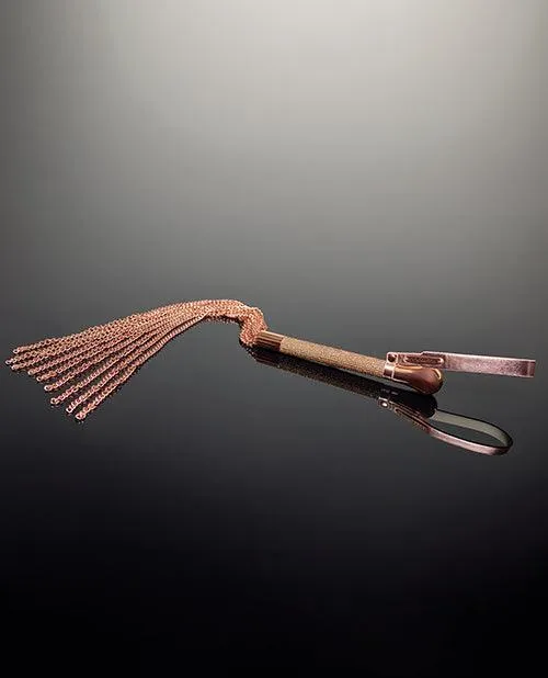 Coquette International Vibrators Pleasure Collection Chain Whip Rose Gold