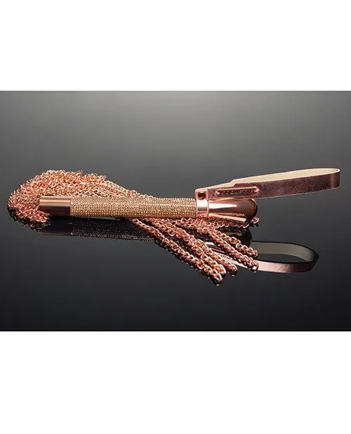 Coquette International Vibrators Pleasure Collection Chain Whip Rose Gold