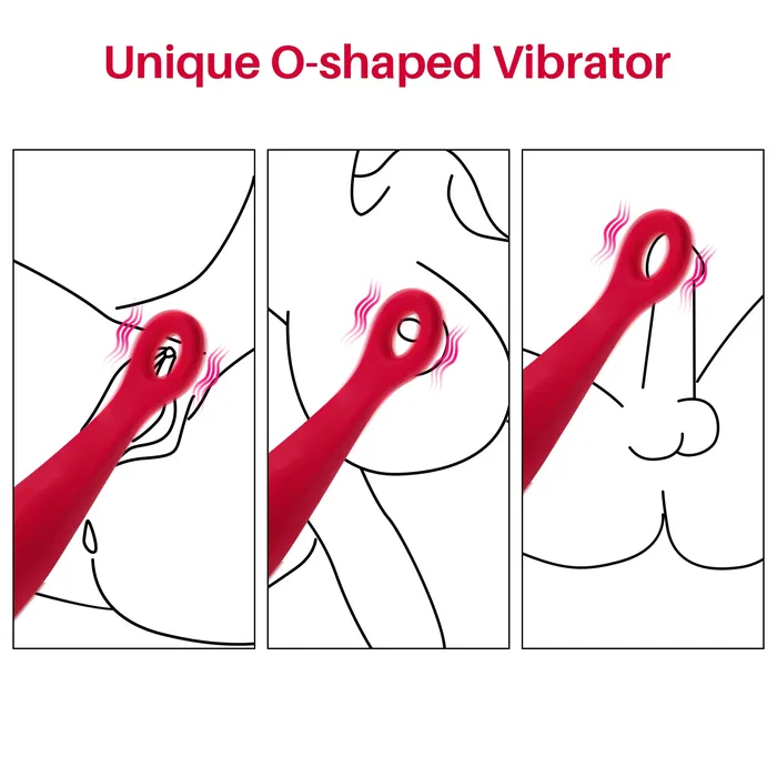 Eupher Female Sex Toys OShaped Clitoral Vibrator