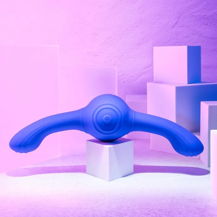 Evolved Vibrators Evolved Our Gyro Vibe Vibrating Double Dildo Purple