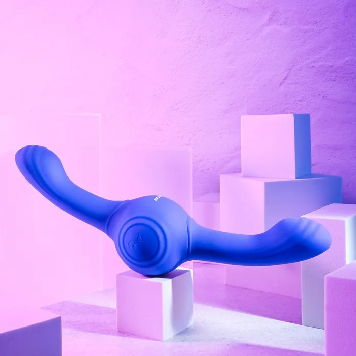 Evolved Vibrators Evolved Our Gyro Vibe Vibrating Double Dildo Purple