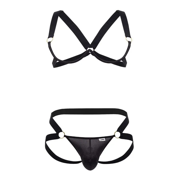 Female Sex Toys CandyMan HarnessBra Two Piece Set