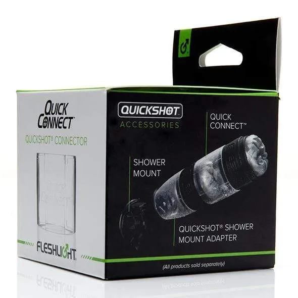Fleshlight Dildos Fleshlight Quickshot Quick Connect Accessory Clear