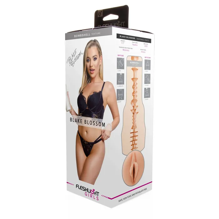 Fleshlight Fleshlight Fleshlight Girls Blake Blossom Masturbator Bombshell Male Sex Toys