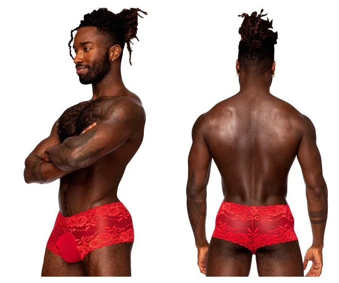 Male Power Female Sex Toys Sassy Lace Mini Short Sheer Pouch
