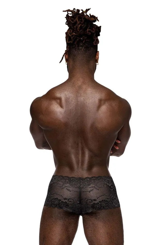 Male Power Female Sex Toys Sassy Lace Mini Short Sheer Pouch