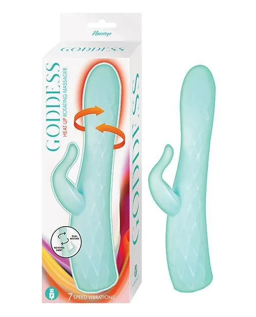 Nasstoys Vibrators Goddess Heatup Rotating Vibrator Aqua