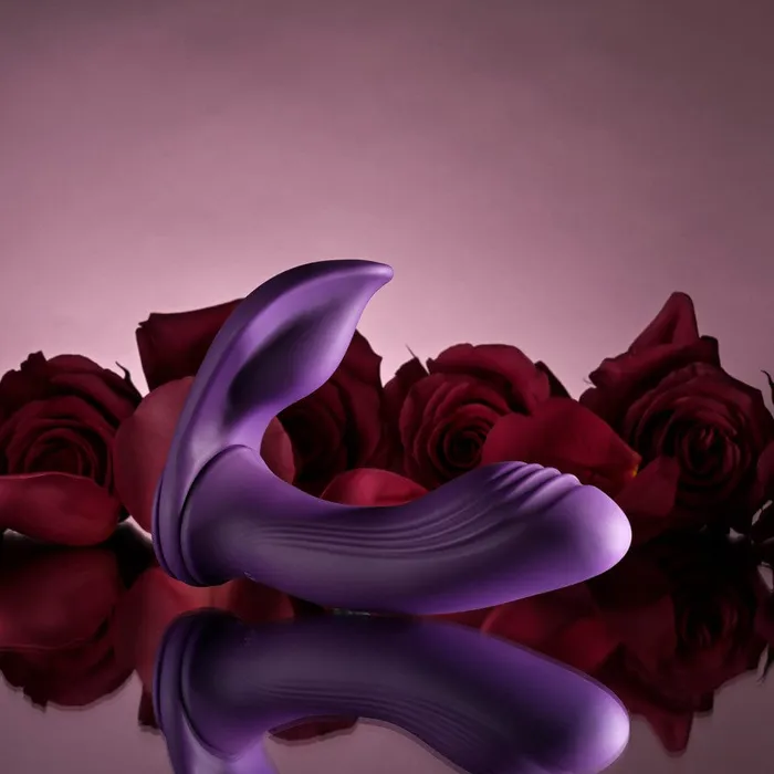 Playboy Male Sex Toys Playboy Mix and Match Vibrating Dildo with Cock Ring Purple